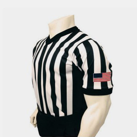 Men's Dye-Sublimated V-Neck Shirt w/USA Flag