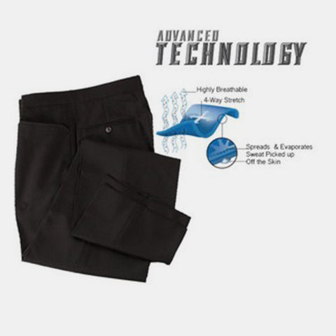 Men's Premium PLEATED or FLAT-FRONT 4-Way Stretch Pants